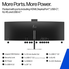 HP Series 5 Pro (49") Dqhd - 49" Ultra-wide Monitor